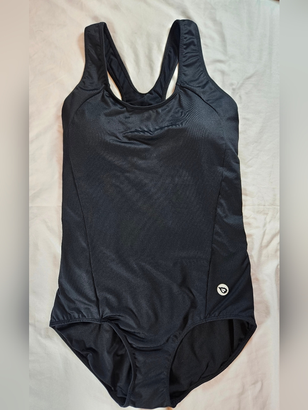 Baleaf Womens Black Athletic Racerback One Piece Swimsuit Size 38 Large